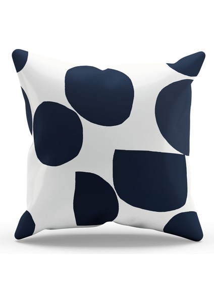 Çift Tarafı Baskılı Omegu - 3 Desenli Süet Kırlent Kılıfı