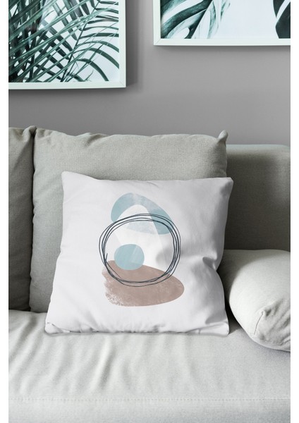 Çift Tarafı Baskılı Soft Stone - 3 Desenli Süet Kırlent Kılıfı modelleri