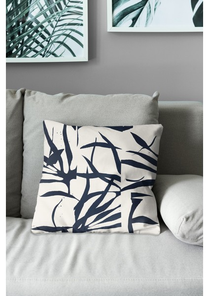 Çift Tarafı Baskılı Omegu - 1 Desenli Süet Kırlent Kılıfı modelleri