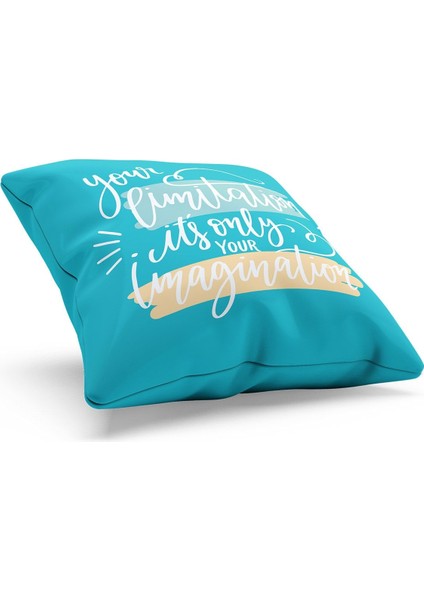 Çift Tarafı Baskılı Motivation Type-2 Desenli Süet Kırlent Kılıfı fiyatları