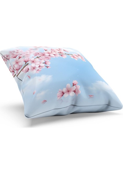 Çift Tarafı Baskılı Japon Baharı - 3 Desenli Süet Kırlent Kılıfı fiyatları