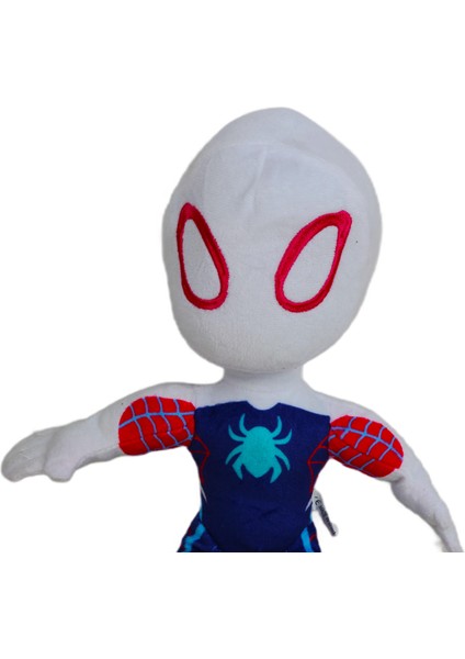 Ithal Kumaş Marvel Spidey Spiderman Ghost Spider Miles Morales Figür Peluş Oyuncak Çeşitleri 30 Cm.