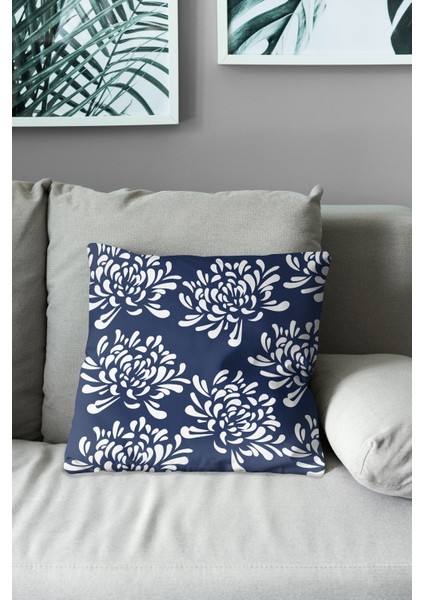 Çift Tarafı Baskılı Japanese-1 Desenli Süet Kırlent Kılıfı modelleri