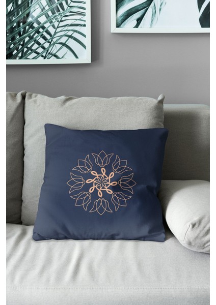 Çift Tarafı Baskılı Gri Soft Night-3 Desenli Süet Kırlent Kılıfı modelleri