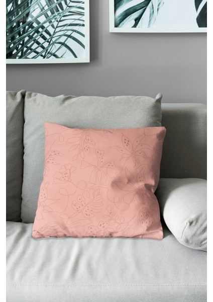 Çift Tarafı Baskılı Hope Fell-4 Desenli Süet Kırlent Kılıfı modelleri