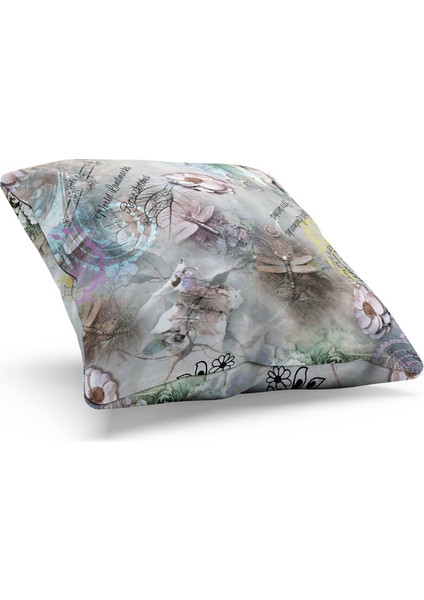 Çift Tarafı Baskılı Classic Pattern Desenli Süet Kırlent Kılıfı fiyatları