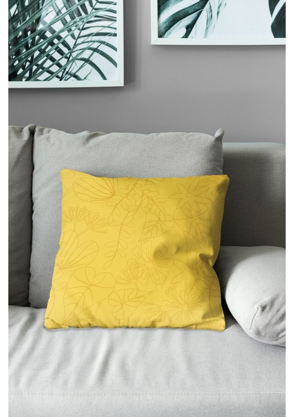 Çift Tarafı Baskılı Color Seosan-4 Desenli Süet Kırlent Kılıfı modelleri