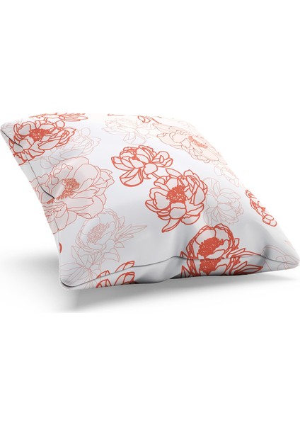 Çift Tarafı Baskılı Rosem Desenli Süet Kırlent Kılıfı fiyatları