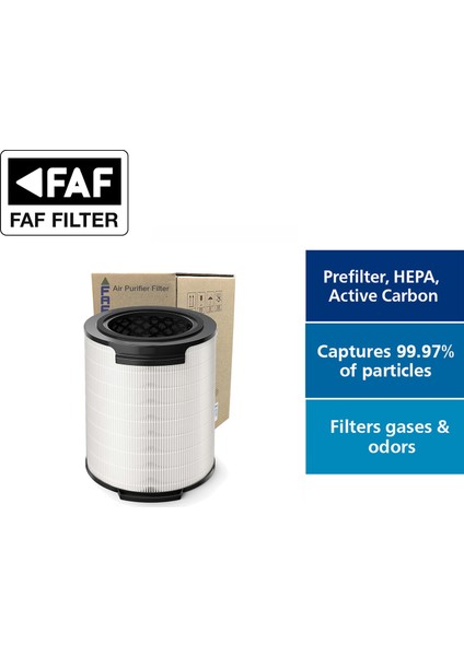 True Cam Hepa Filtre, Philips FY4440/30 Filtre 4000I Serisi AC3833, AC3836, AC3837, AC3855 Için fiyatları