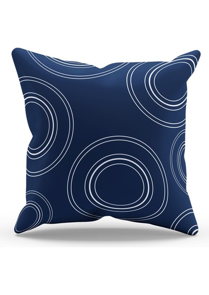 Çift Tarafı Baskılı Japanese-2 Desenli Süet Kırlent Kılıfı