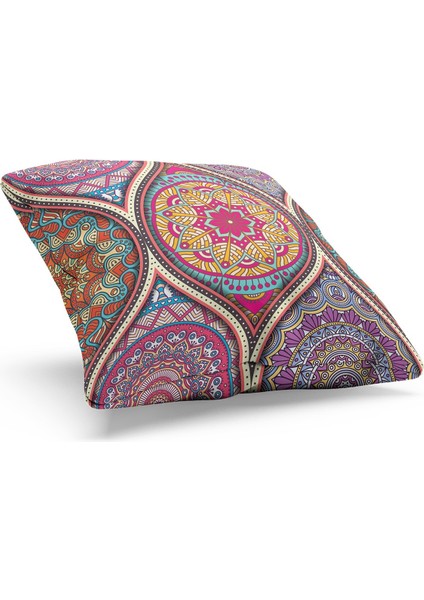 Çift Tarafı Baskılı Anatolia-7 Desenli Süet Kırlent Kılıfı fiyatları