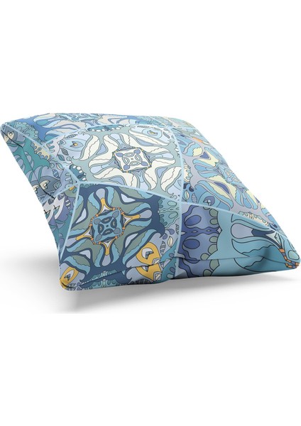 Çift Tarafı Baskılı Anatolia-8 Desenli Süet Kırlent Kılıfı fiyatları