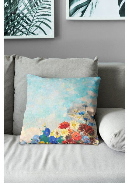 Çift Tarafı Baskılı Resim Desenli Süet Kırlent Kılıfı modelleri