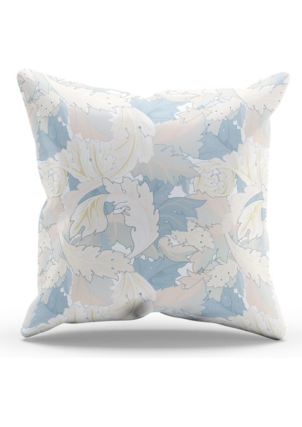 Çift Tarafı Baskılı Klasik-5 Desenli Süet Kırlent Kılıfı