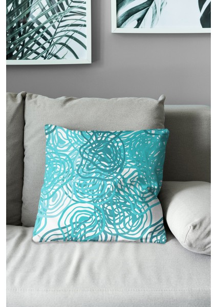 Çift Tarafı Baskılı Semilo-1 Desenli Süet Kırlent Kılıfı modelleri