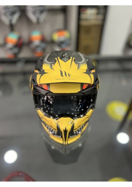 Helmets Streetfighter Sv Aztec B3 Matt Sarı/siyah Kask modelleri