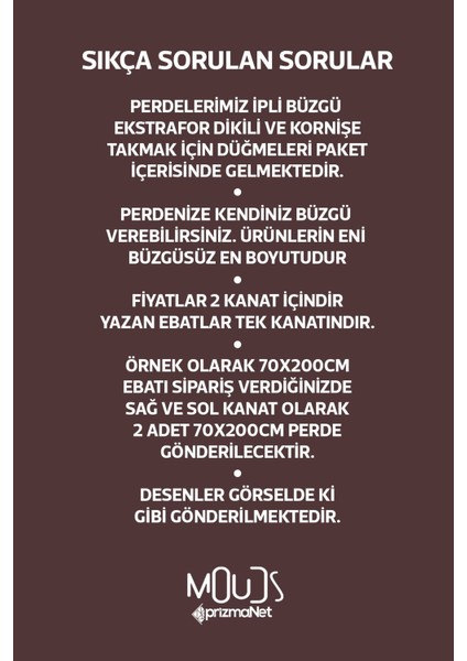 Anatolia 8 Desenli Süet Oturma Odası Salon Fon Perde Baskılı Ekstrafor Büzgü 2 Kanat PRD-1010 fırsatları