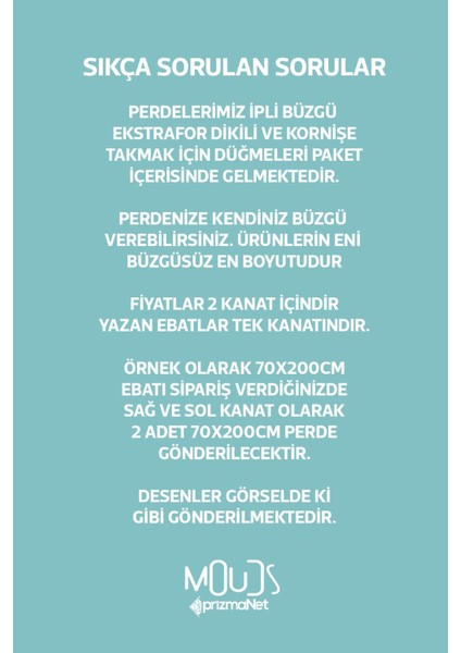 Madame Spring Desenli Süet Oturma Odası Salon Fon Perde Baskılı Ekstrafor Büzgü 2 Kanat PRD-1027