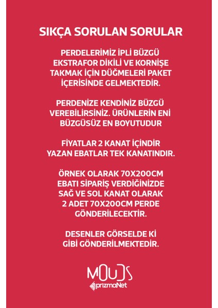 Kalpler Desenli Süet Oturma Odası Salon Fon Perde Dijital Baskılı Ekstrafor Büzgü 2 Kanat PRD-1042