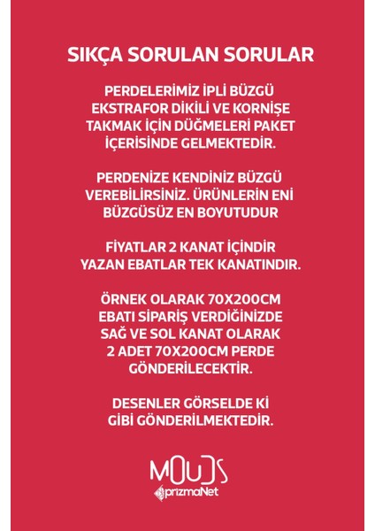 Kalpler Desenli Süet Oturma Odası Salon Fon Perde Dijital Baskılı Ekstrafor Büzgü 2 Kanat PRD-1042
