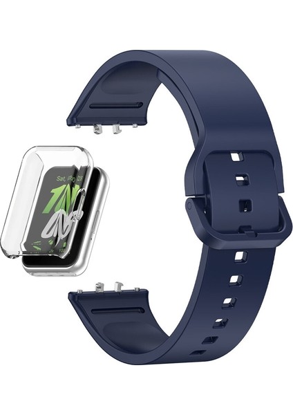 Samsung Galaxy Fit 3 Kordon + Ekran Koruyucu Kasa Şeffaf