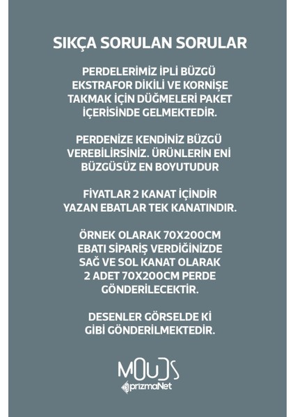 Mavi Çizgi Çiçek Desenli Süet Oturma Odası Salon Fon Perde Baskılı Ekstrafor Büzgü 2 Kanat PRD-1051 fırsatları