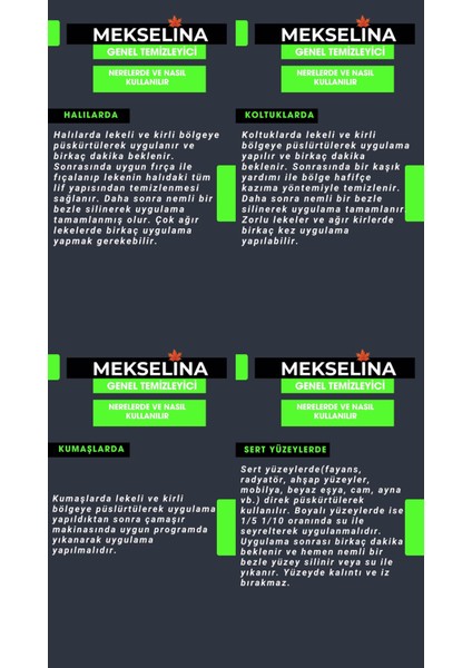 Çok Amaçlı Genel Temizlik Ürünü 750 ml modelleri