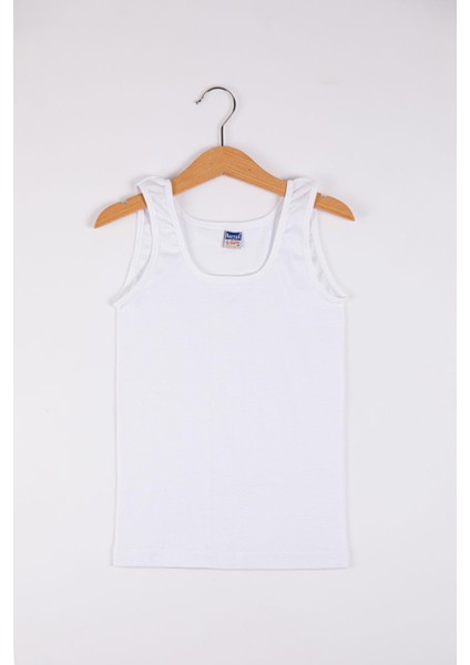 Kız Çocuk Ribana Geniş Askılı Atlet 2519 - 12 Adet