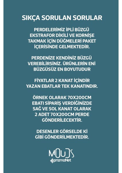 Anatolia 10 Desenli Süet Oturma Odası Salon Fon Perde Baskılı Ekstrafor Büzgü 2 Kanat PRD-1101