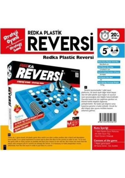 Reversi Akıl Oyunları Redka REDKA39 Akıl Oyunları