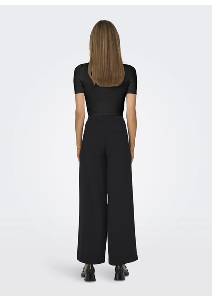 O Yaka Düz Siyah Kadın T-Shirt Onlkaı Ss Crop O-Neck Cc Knt fiyatları