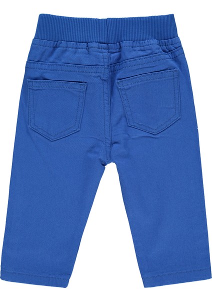 Erkek Bebek Pantolon 6-18 Ay Saks Mavisi fiyatları