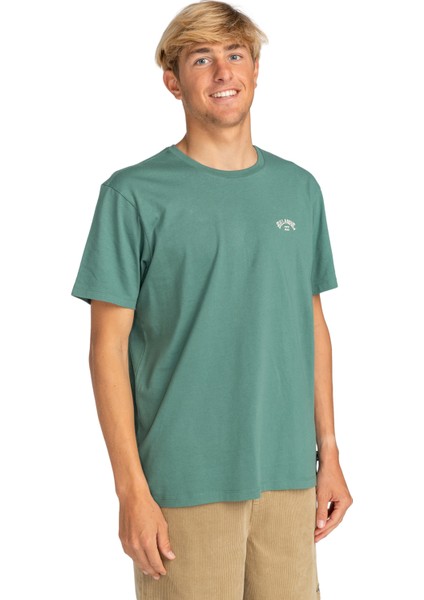 Yeşil Erkek Bisiklet Yaka Regular Fit T-Shirt EBYKT00100_ARCH Kttp fiyatları