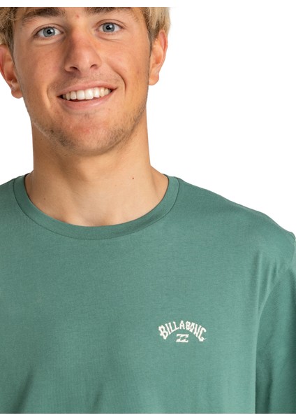 Yeşil Erkek Bisiklet Yaka Regular Fit T-Shirt EBYKT00100_ARCH Kttp fırsatları