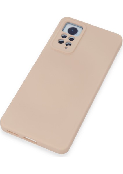 Xiaomi Redmi Note 12 Pro 4g Kılıf Nano Içi Kadife Silikon - Pudra 24051