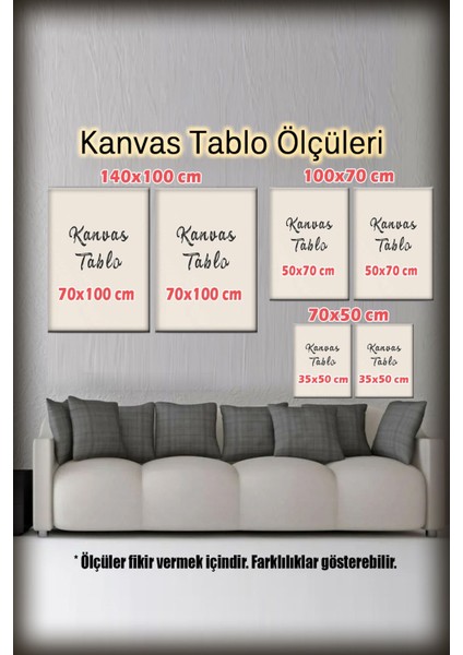 Istiklal Marşı ve Gençliğe Hitabe Kanvas Tablo