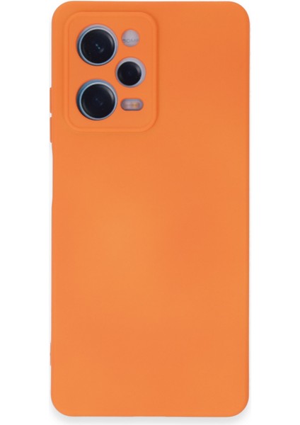 Xiaomi Redmi Note 12 5g Kılıf Nano Içi Kadife Silikon - Turuncu 24051