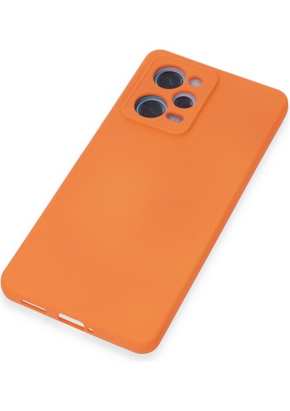 Xiaomi Redmi Note 12 5g Kılıf Nano Içi Kadife Silikon - Turuncu 24051