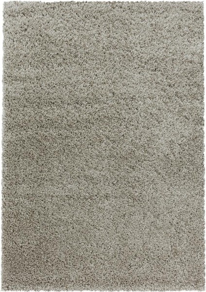 Yumuşak Yüksek Havlı 30 mm Shaggy Salon Halısı Düz Gümüş Boz Toprak Renkli indirimleri