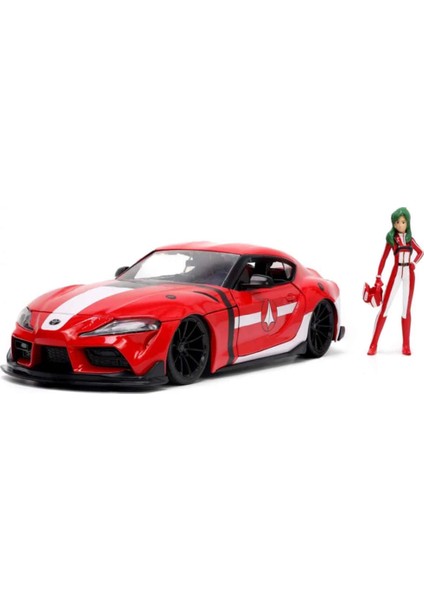 1:24 Jada Mirya Sterling ve Toyota Supra Figürlü Araba Seti