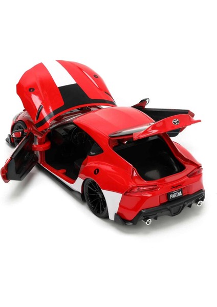 1:24 Jada Mirya Sterling ve Toyota Supra Figürlü Araba Seti modelleri
