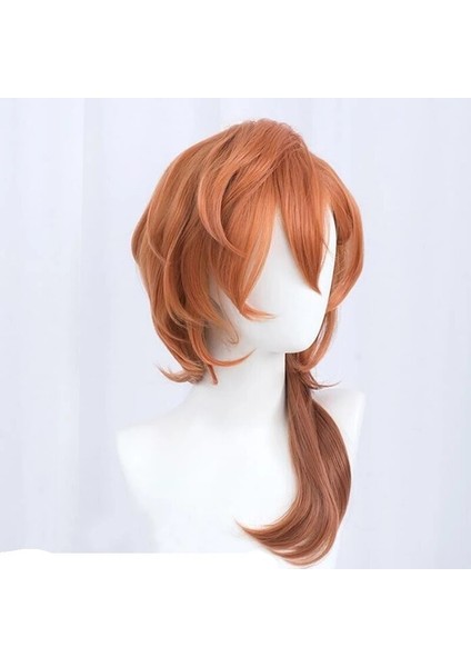 Anime Bungo Sokak Köpekleri Chuya Nakahara Chuuya Cosplay Peruk Isıya Dayanıklı Sentetik Saç Peruk Peruk Şapkalar (Yurt Dışından) fırsatları