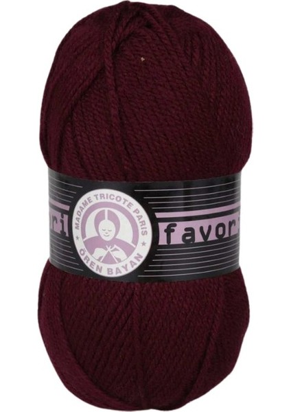 Favori Örgü Ipi Bordo (035)