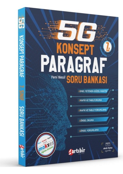 7. Sınıf 5G Konsept Paragraf Yeni Nesil Soru Bankası (Kolay-Orta-Zor)M.a.k.s.e.s