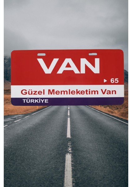Van Şehir Temalı Plaka Sök-Tak Pratik Yeni Nesil