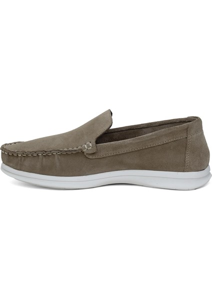 6528S Erkek Deri Casual Ayakkabı Vizon
