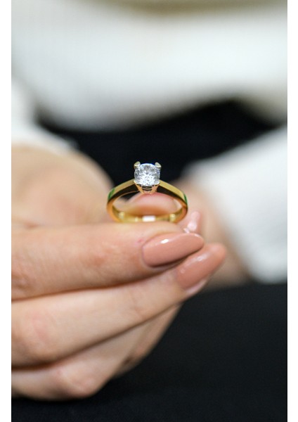 Tektaş Yüzük 14 Ayar A028742