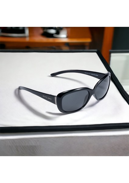 DK4264-1 Siyah Oval Polarize Camlı Kadın Güneş Gözlüğü modelleri