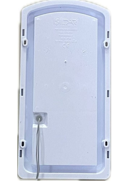 Sensörlü Duvar Aplik Ledli Slim 180 Derece IP65 Beyaz 3612