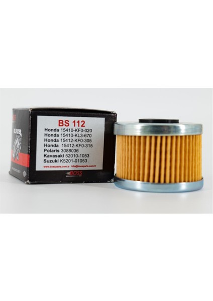 Boss Yağ Filtresi 112